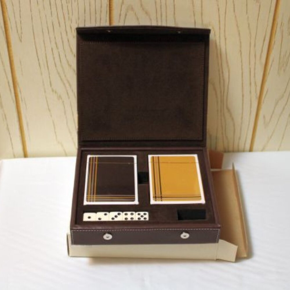 Playing Cards (2) & Dice Boxed Set by Things Remembered - New